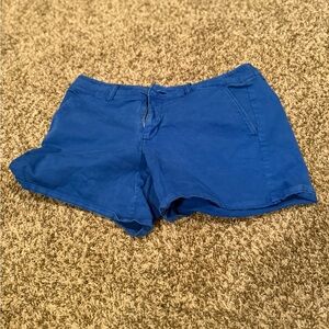 American Eagle Outfitters Blue Midi Shorts